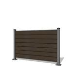 Carica l'immagine nel visualizzatore Galleria, Pannello di recinzione in WPC - Altezza 120 cm - Mod 1B