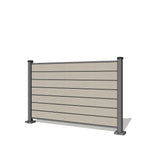 Carica l'immagine nel visualizzatore Galleria, Pannello di recinzione in WPC - Altezza 120 cm - Mod 1B