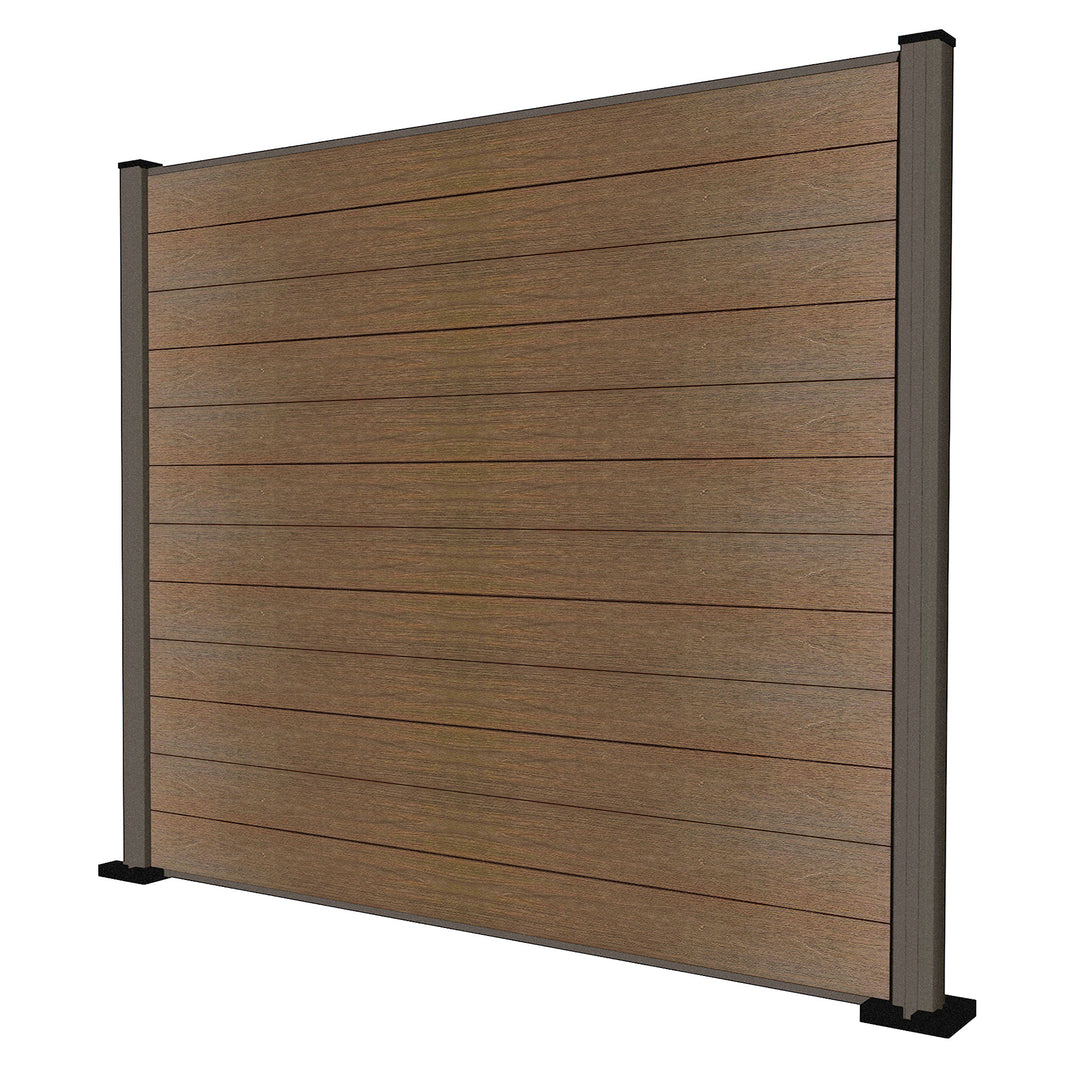 Pannello di recinzione in WPC - Altezza 185 cm - Mod 1A