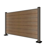 Carica l'immagine nel visualizzatore Galleria, Pannello di recinzione in WPC - Altezza 120 cm - Mod 1B