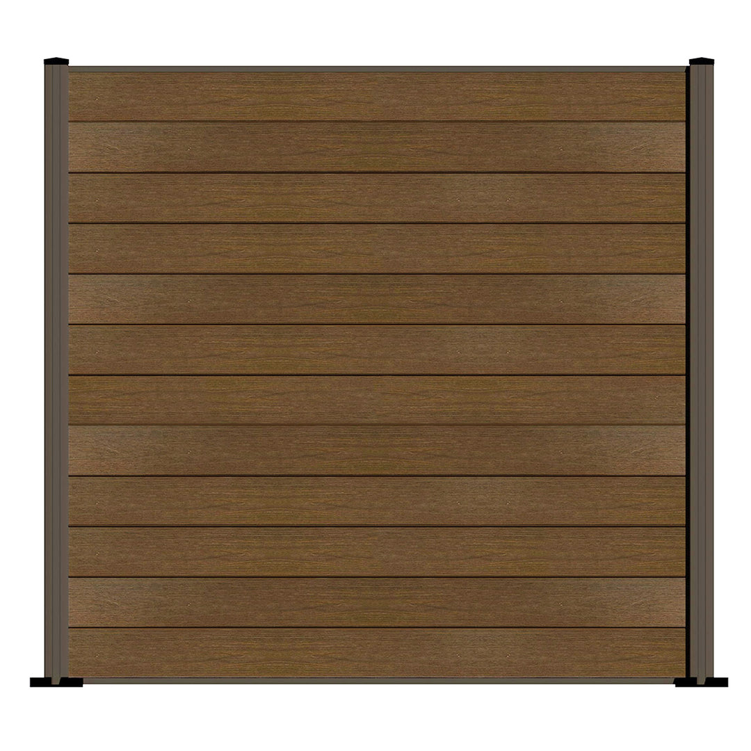 Pannello di recinzione in WPC - Altezza 185 cm - Mod 1A