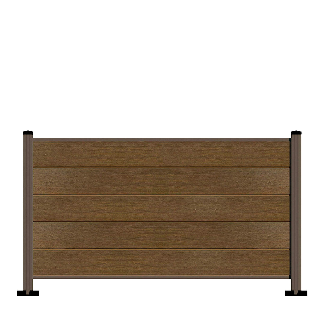 Pannello di recinzione in WPC - Altezza 92 cm - Mod 1C